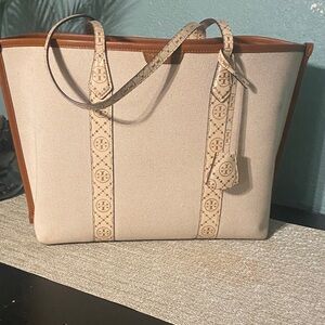 Tory Burch Tan and Brown Women's Tote Bag